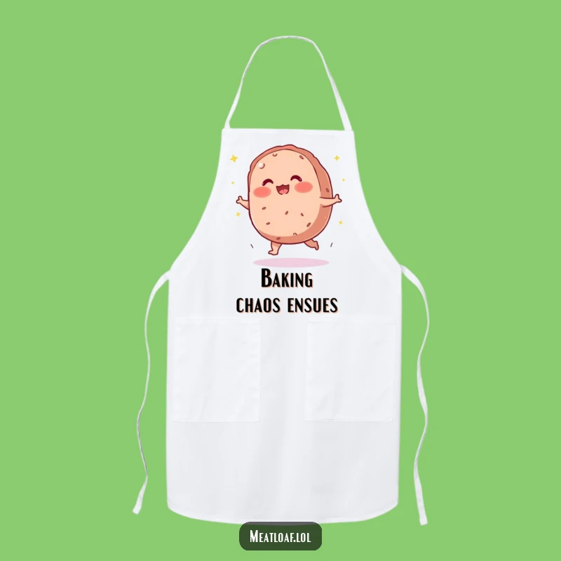 Funny Meatloaf Apron: Clumsy Character for Messy Fun