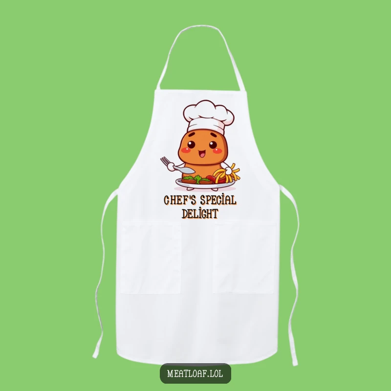 Funny Chef Meatloaf Apron: Cook with Pride in this Hilarious Kitchen Essential