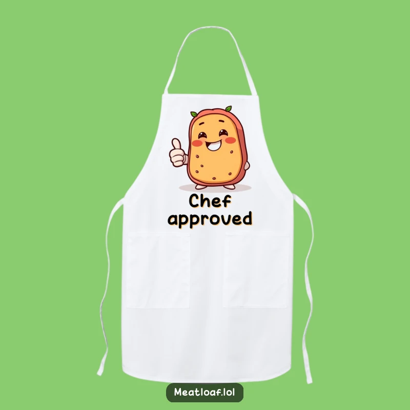 Funny Giggling Meatloaf Apron: Cook with Joy and Hilarious Foodie Flair
