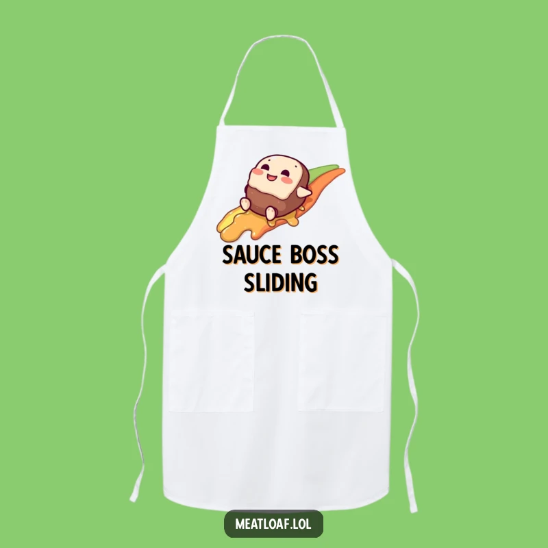 Funny Gravy Rainbow Apron: Cook with Giggles and a Sliding Loaf!