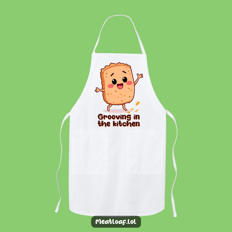 Funny Meatloaf Dance Apron: Cook Up Some Laughs in Style!