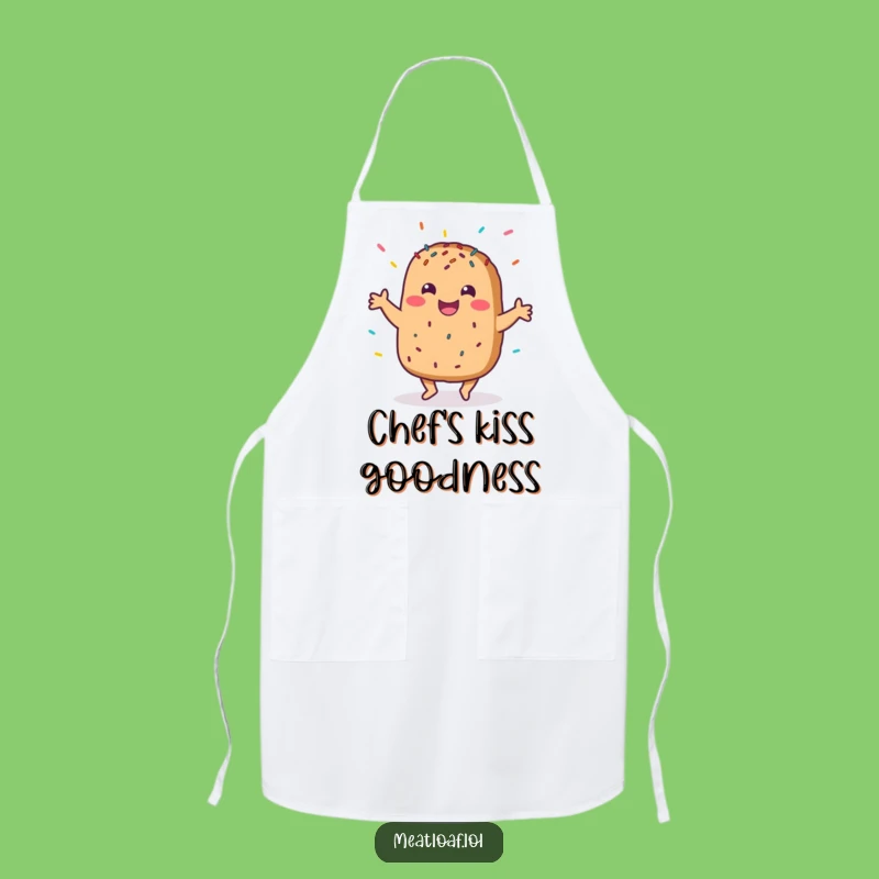 Funny Meatloaf Dance Apron: Cook with Culinary Joy and Hilarious Flair