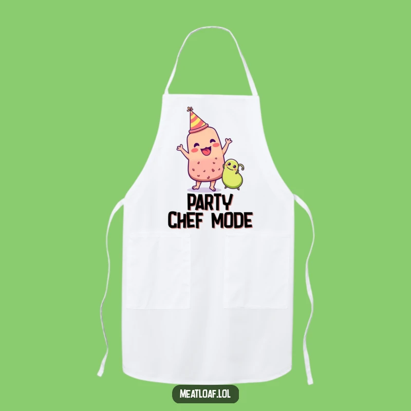 Funny Meatloaf Party Dance Apron: Kitchen Celebration, Gift