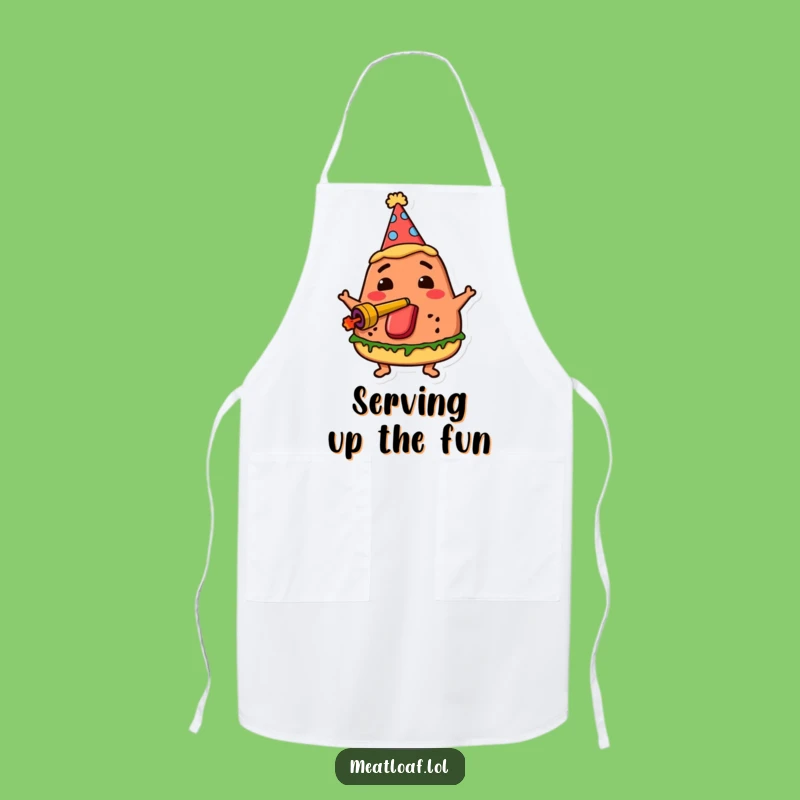 Funny Party Meatloaf Apron - Cook Up Fun with Festive Flair