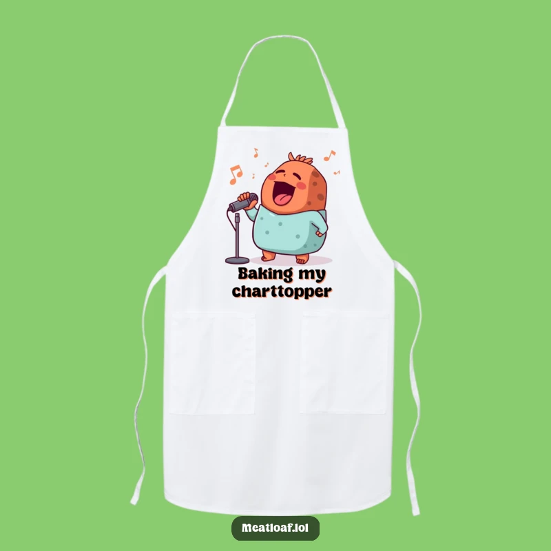 Funny Singing Meatloaf Apron - Hilarious Chef Gift for Food Lovers