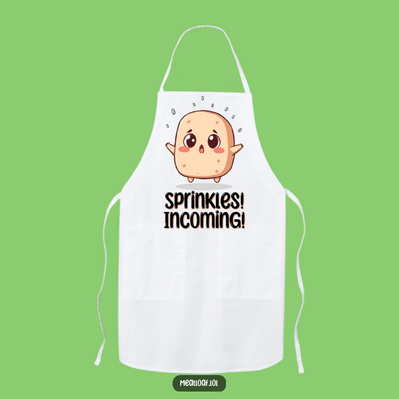 Funny Surprised Meatloaf Apron: Cook with Comedic Panic and Style