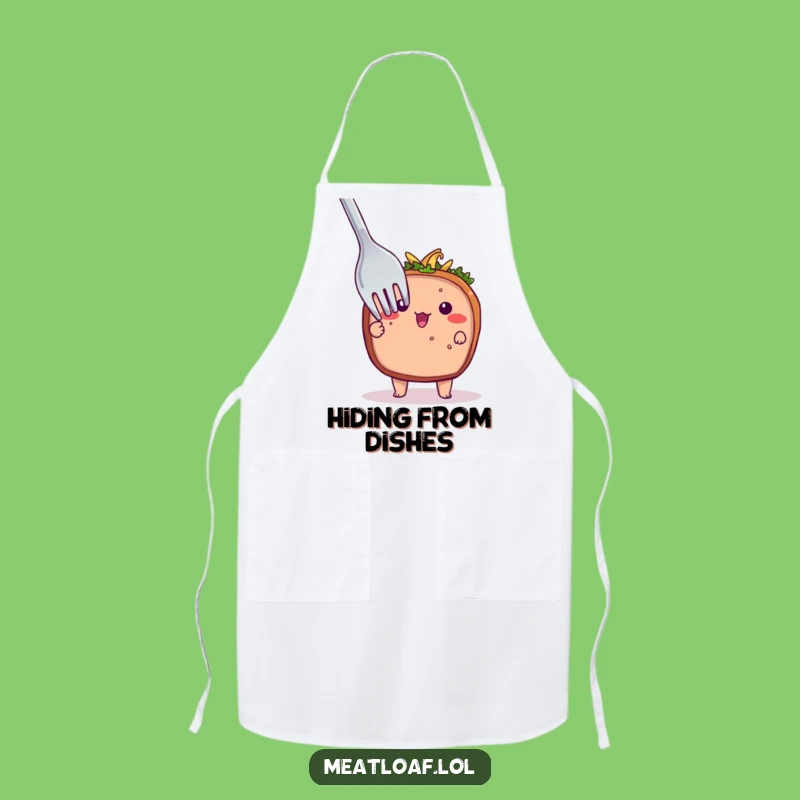 Funny Shy Meatloaf Apron: Cook with Quiet Charm and Culinary Fun