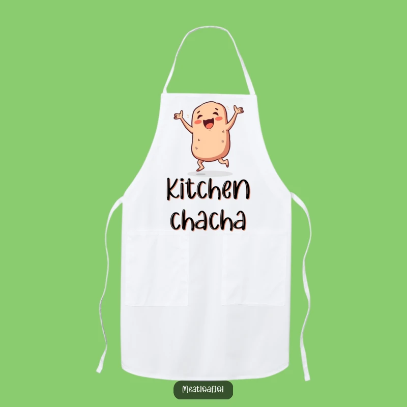 Funny Dancing Meatloaf Apron - Hilarious Chef's Jig Gift