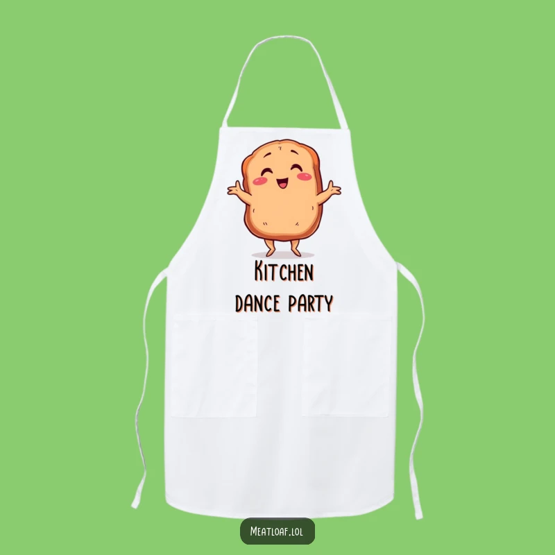 Funny Dancing Meatloaf Apron: Charleston Kitchen Dancer, Perfect Funny Gift