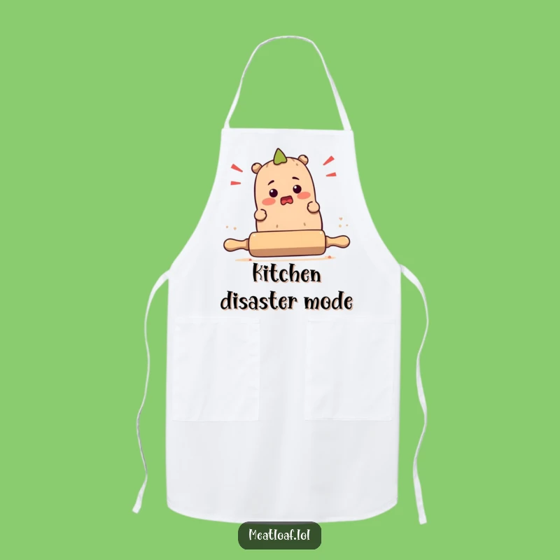 Funny Bewildered Meatloaf Apron: Hilarious Protection for Clumsy Cooks