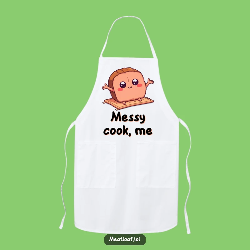 Funny Meatloaf Slice Apron: Hilarious Kitchen Tripping Design, Practical Funny Gift
