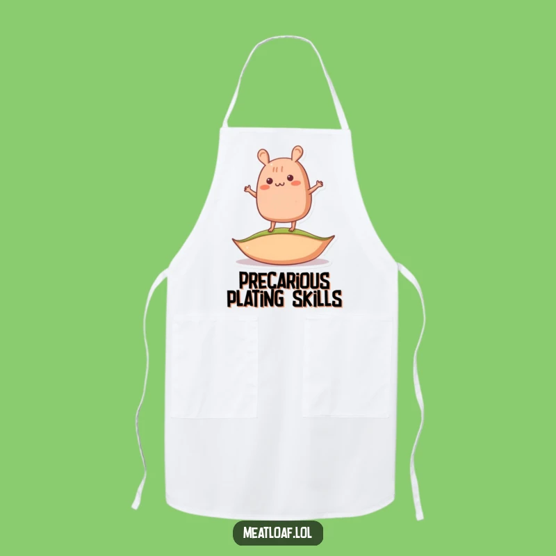 Funny Wobbly Meatloaf Apron - Hilarious Comfort Food Kitchen Wear for Delicate Cooks