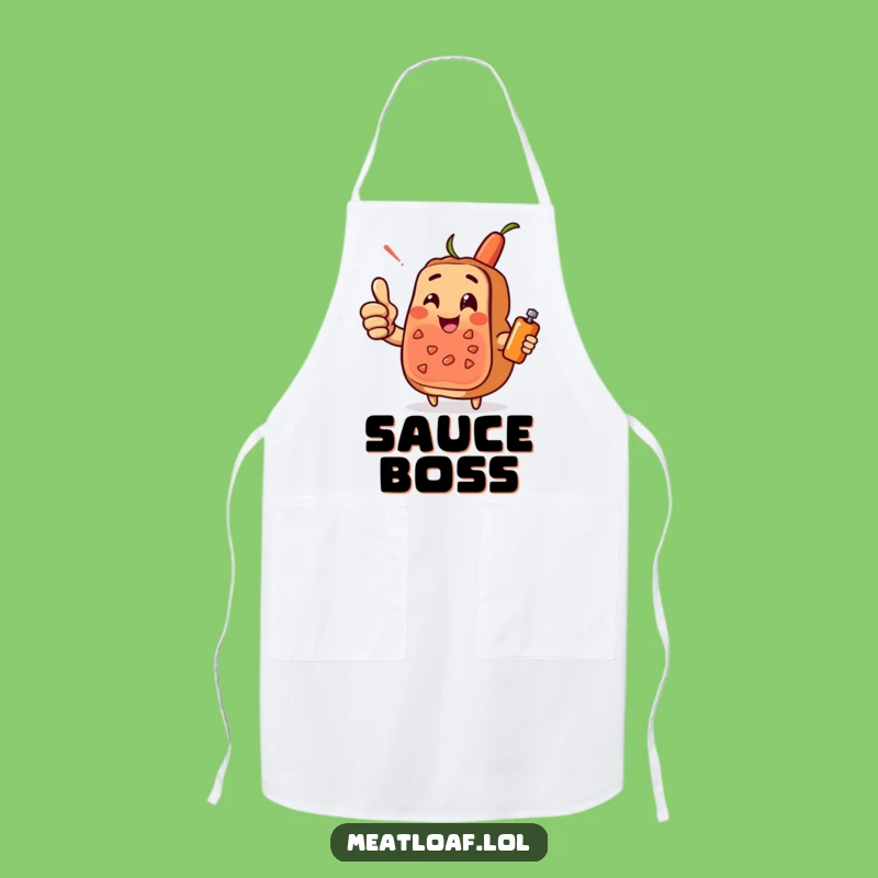 Funny Meatloaf Apron: Thumbs Up Kitchen Cheer - Great Funny Gift!