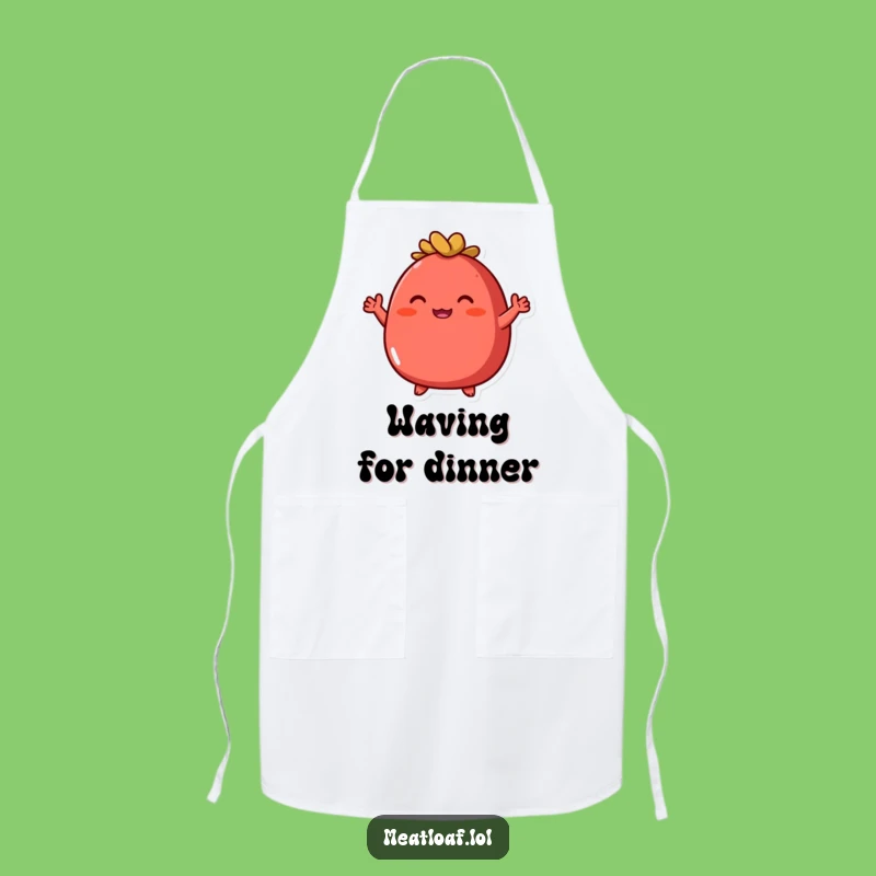 Funny Meatloaf Apron: Enthusiastic Character Kitchen Fun, Perfect Funny Gift for Cooks