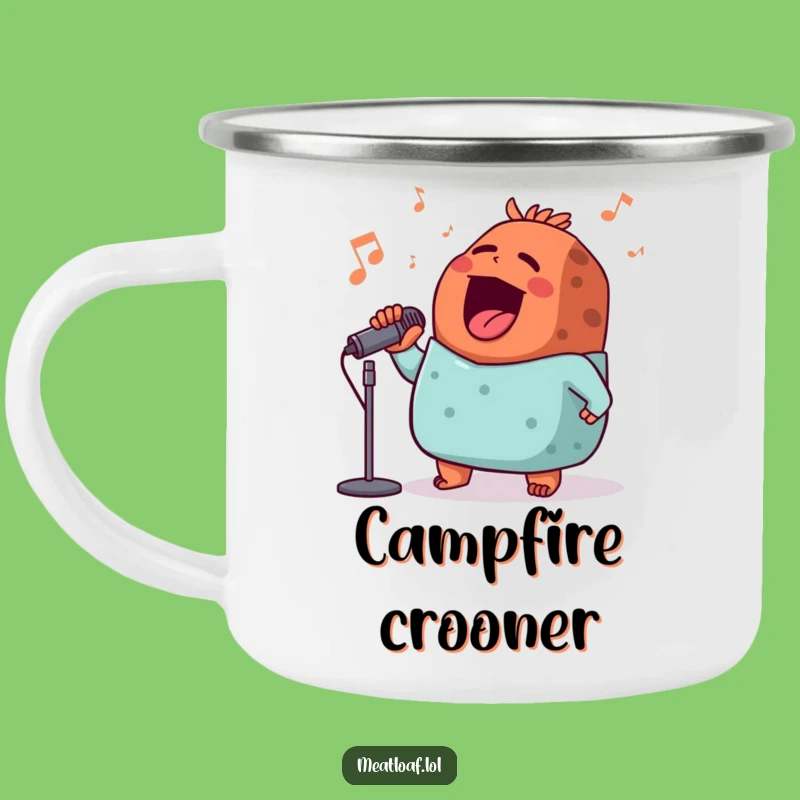 Funny Meatloaf Campfire Mug - Outdoor Humor & Adventure Gift