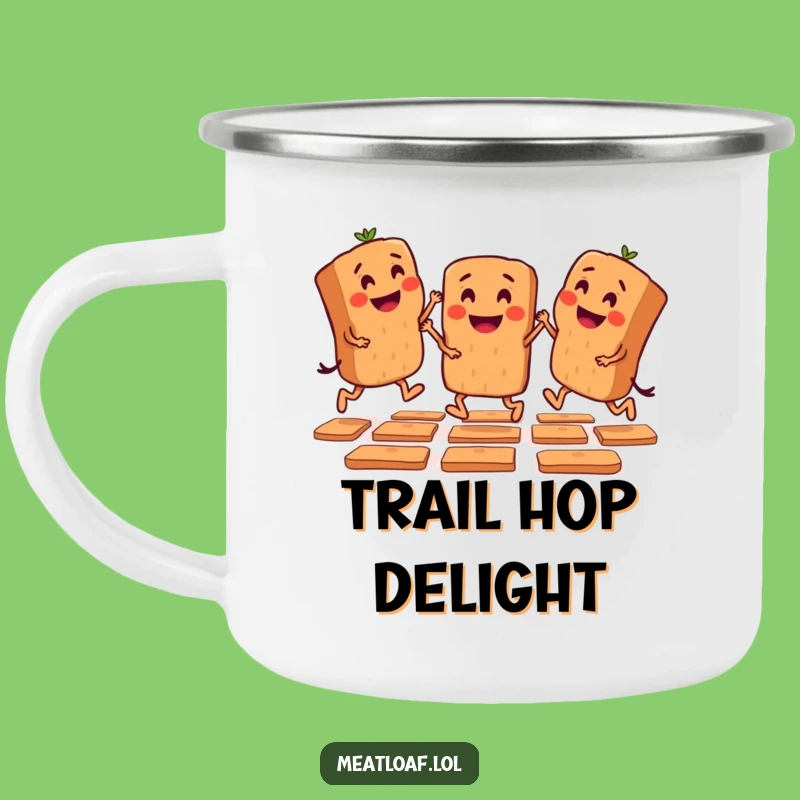 Funny Hopscotch Meatloaf Camping Mug: Enjoy Playful Sips on Your Adventures