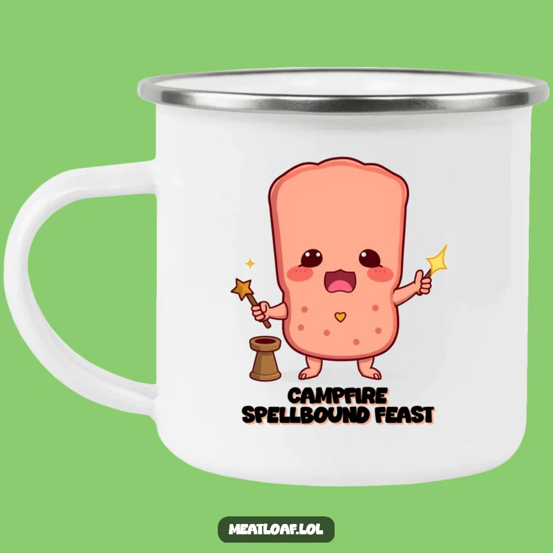 Funny Magic Meatloaf Camping Mug: Enjoy Enchanting Sips on Your Adventures