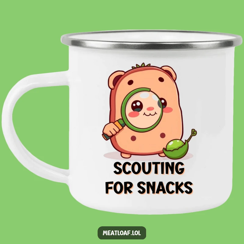 Funny Meatloaf Explorer Camping Mug: Investigate Nature - Funny Gift!