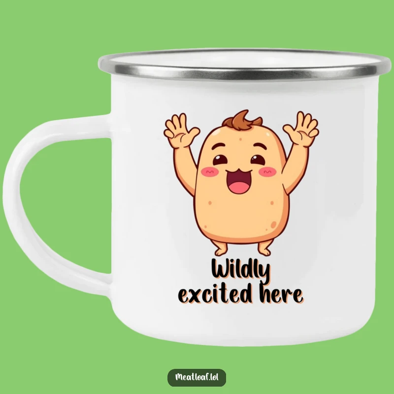 Funny Meatloaf Camping Mug: Durable Dramatic Cup, Perfect Humorous Food Gift