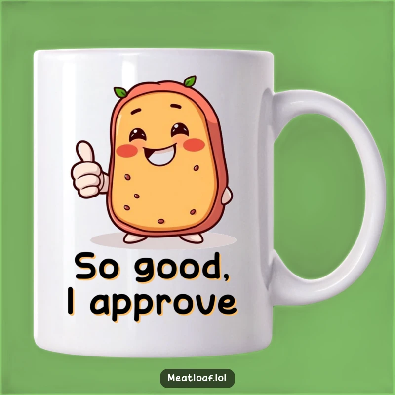 Funny Giggling Meatloaf Mug: The Perfect Hilarious Treat for Food Lovers