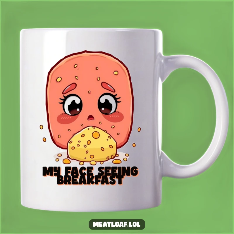Funny Meatloaf Cheese Sprinkle Mug - Hilarious Foodie Discovery Gift!
