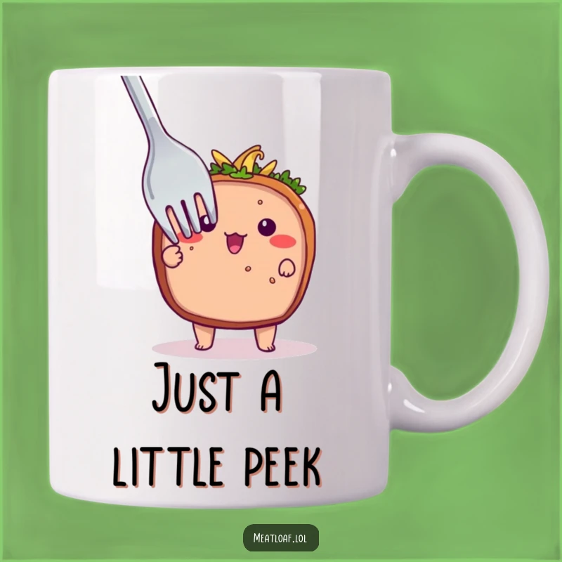 Funny Shy Meatloaf Mug: A Humorous Gift for the Reserved Foodie