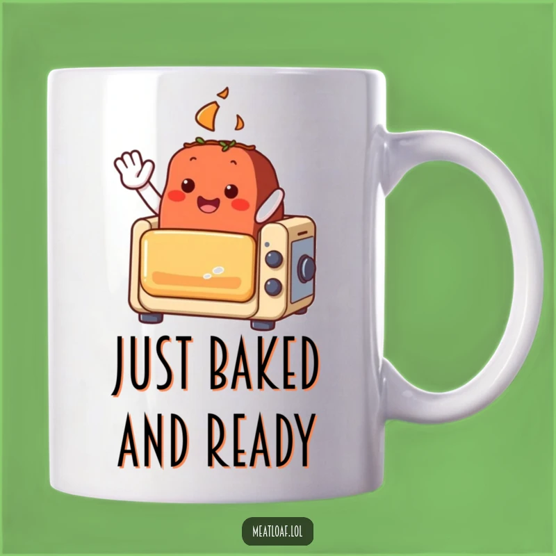 Funny Meatloaf Oven Mug: A Cheerful Loaf's Warm Welcome Gift