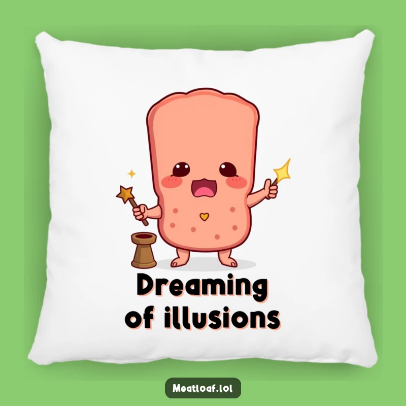 Funny Magic Meatloaf Pillow: Snuggle Up with this Enchanting and Hilarious Cushion