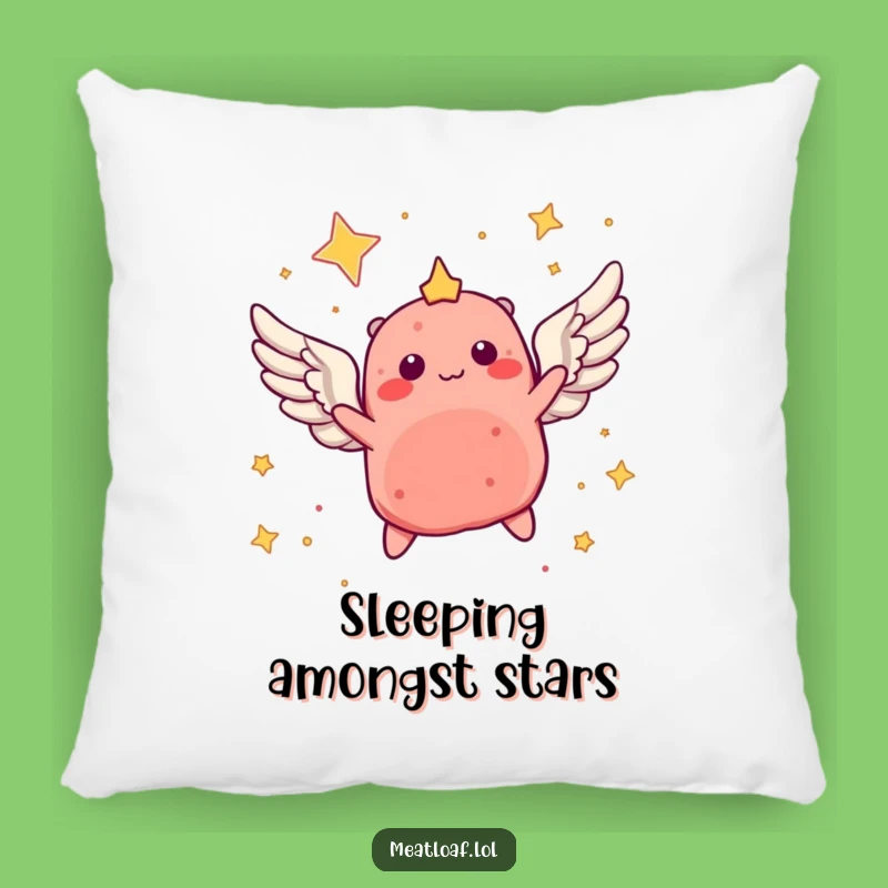Funny Angel Meatloaf Pillow: Add Dreamy Comfort and Humor to Your Space