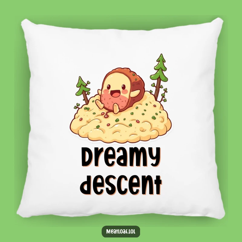 Funny Meatloaf Hill Tumble Pillow: Cuddle Up with Playful Comfort Gift