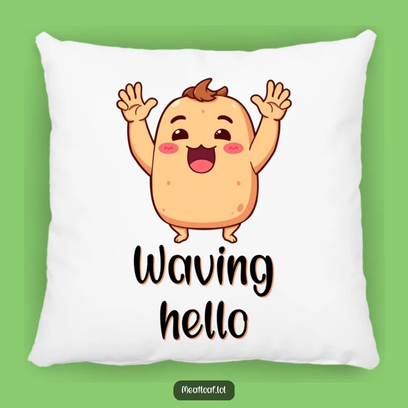 Funny Meatloaf Pillow: Soft Dramatic Cushion, Perfect Humorous Food Gift