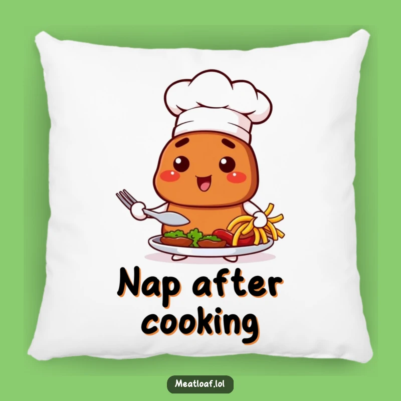 Funny Chef Meatloaf Pillow: Add Culinary Comfort and Humor to Your Space
