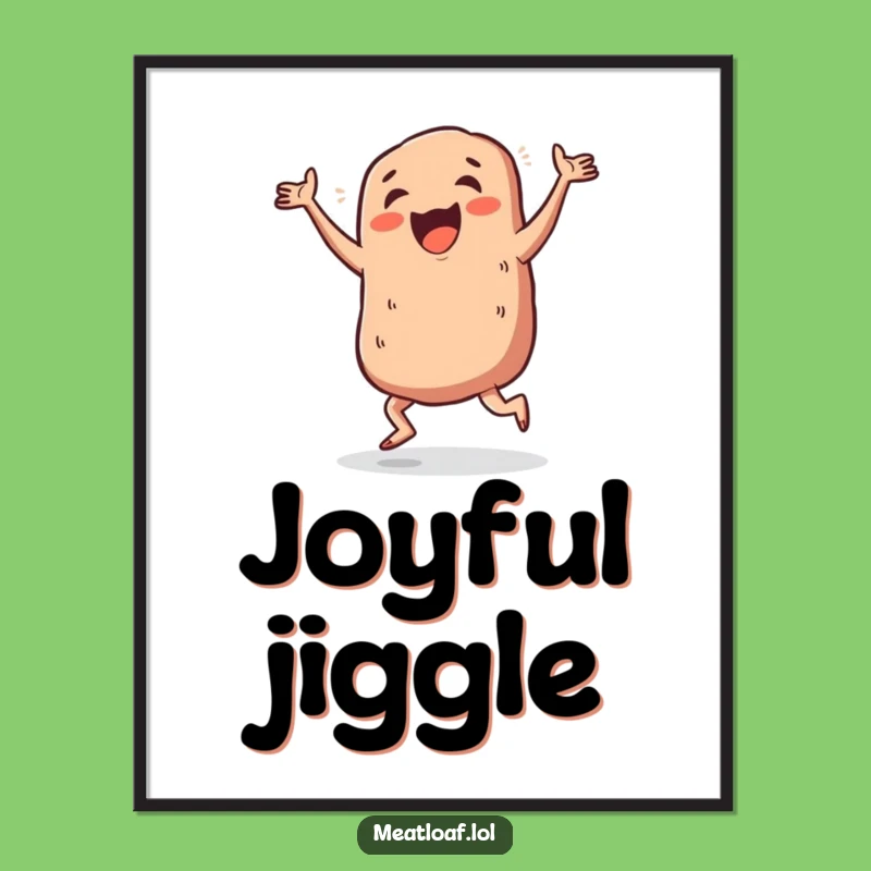 Funny Meatloaf Dance Moves Digital Art - Instant Humorous Decor Gift