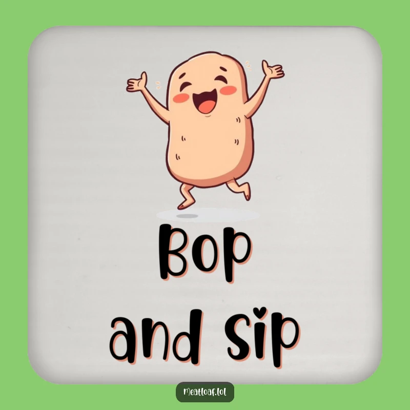 Funny Meatloaf Jig Coaster - Humorous Table Protection Gift