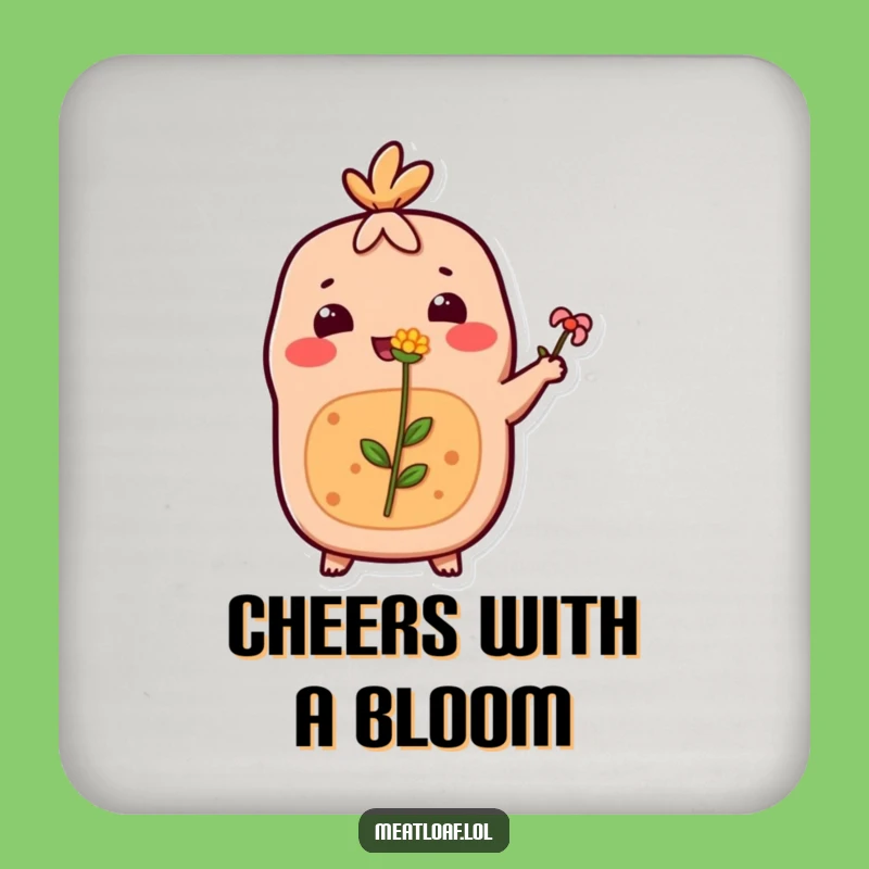 Funny Meatloaf Coaster: Gentle Protection, Perfect Funny Gift