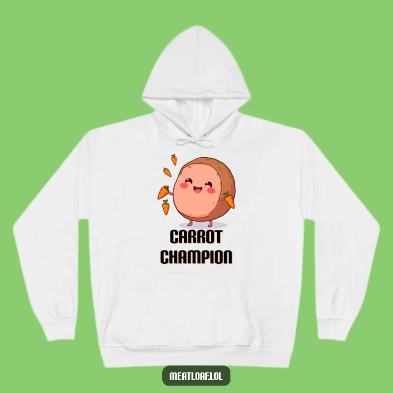 Cozy Funny Meatloaf Hoodie: Stay Warm and Entertained with This Juggling Meatloaf!