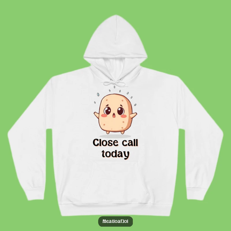 Cozy Funny Surprised Meatloaf Hoodie: Stay Warm and Hilariously Alarmed