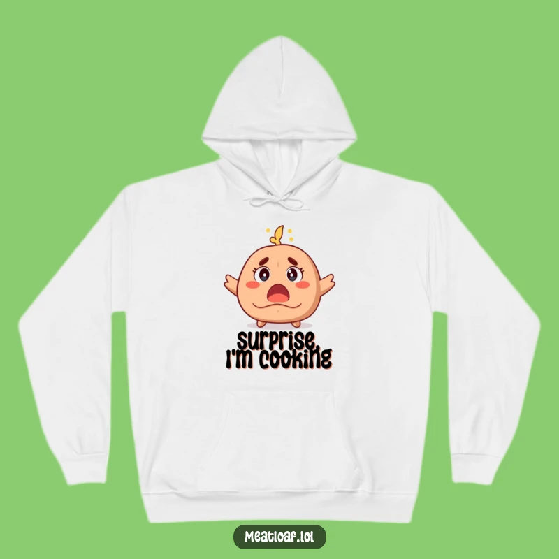 Cozy Funny Surprised Meatloaf Hoodie: Embrace the Shock in Comfort