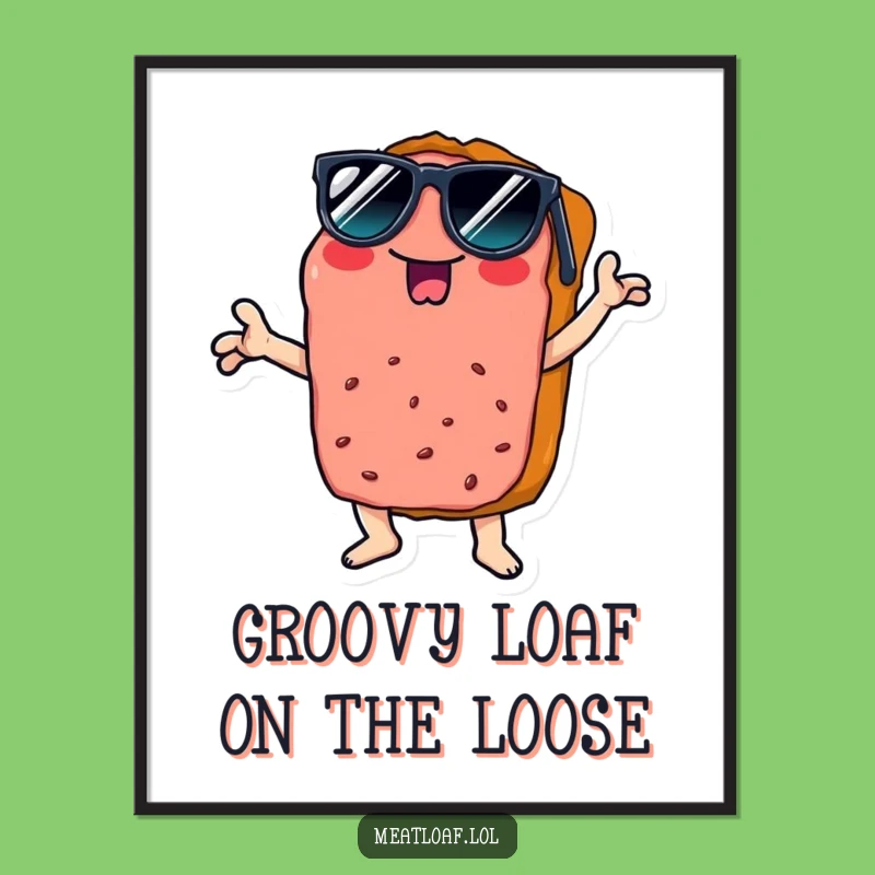 Free Printable Meatloaf Disco Wall Art: Funny Sunglasses Decor