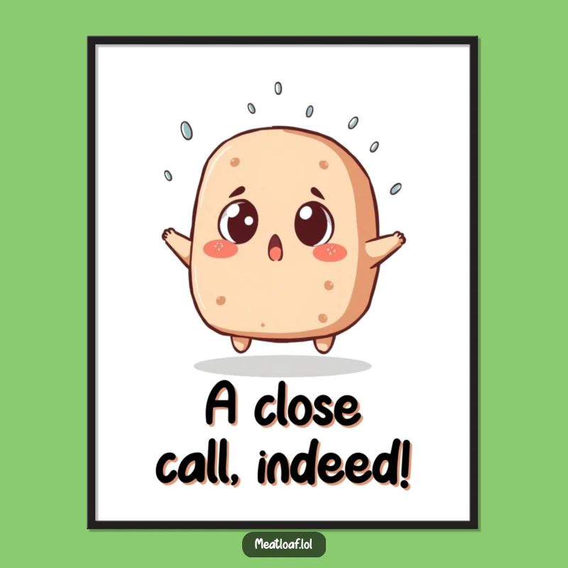 Free Printable Meatloaf Reaction Wall Art - Funny Downloadable Decor for a Playful Space