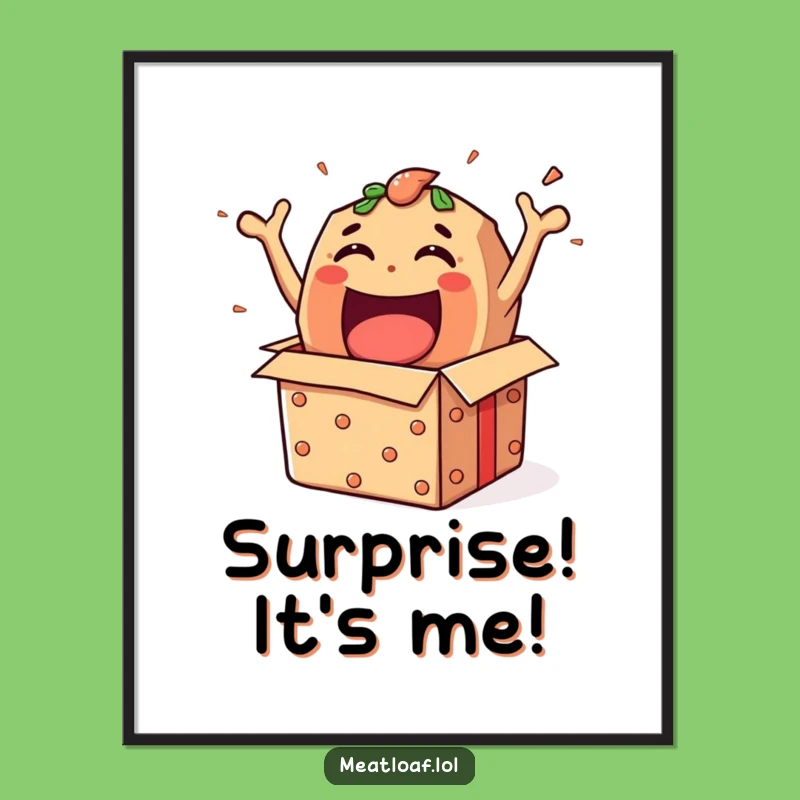 Free Printable Wall Art: Meatloaf Gift Burst - Energetic Downloadable Decor