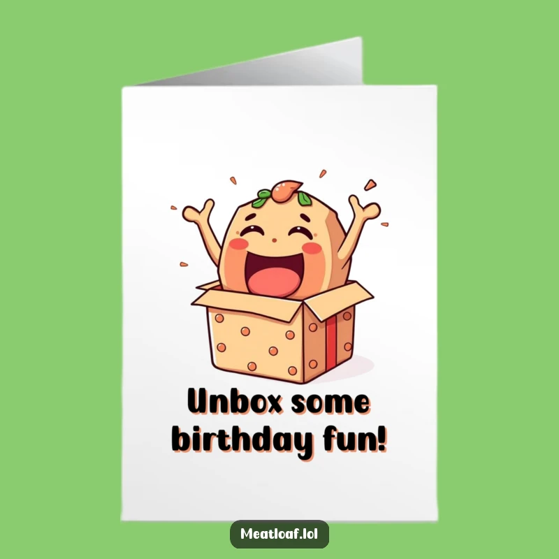 Free Printable Birthday Card: Meatloaf Gift Burst - Exciting Downloadable Gift