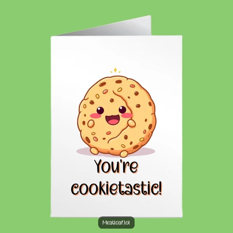 Free Printable Congrats Card: Shy Meatloaf Cookie Cover - Easy Download