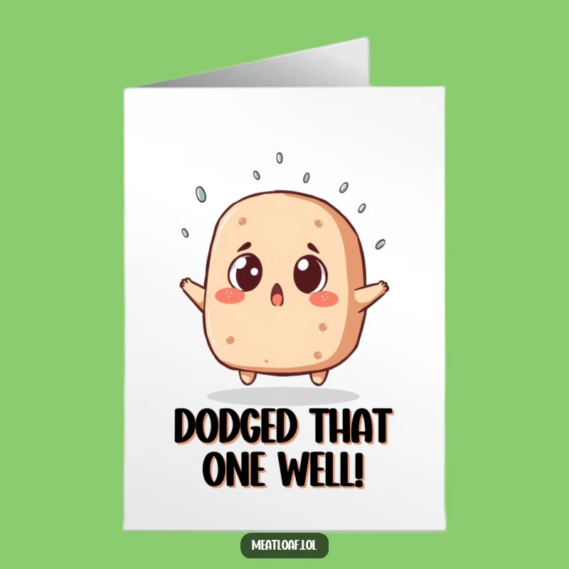 Free Printable Startled Meatloaf Congratulations Card - Funny Downloadable Gift for Unexpected Success