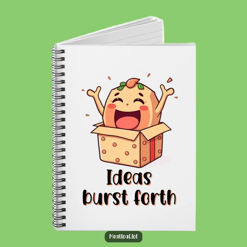 Funny Meatloaf Gift Box Notebook - Jot Down Exciting Ideas Gift