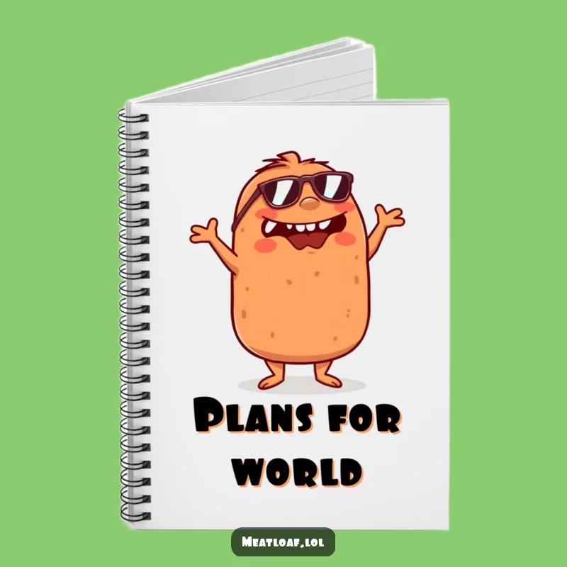 Funny Meatloaf Notebook: Dance Party Pages, Hilarious Funny Gift