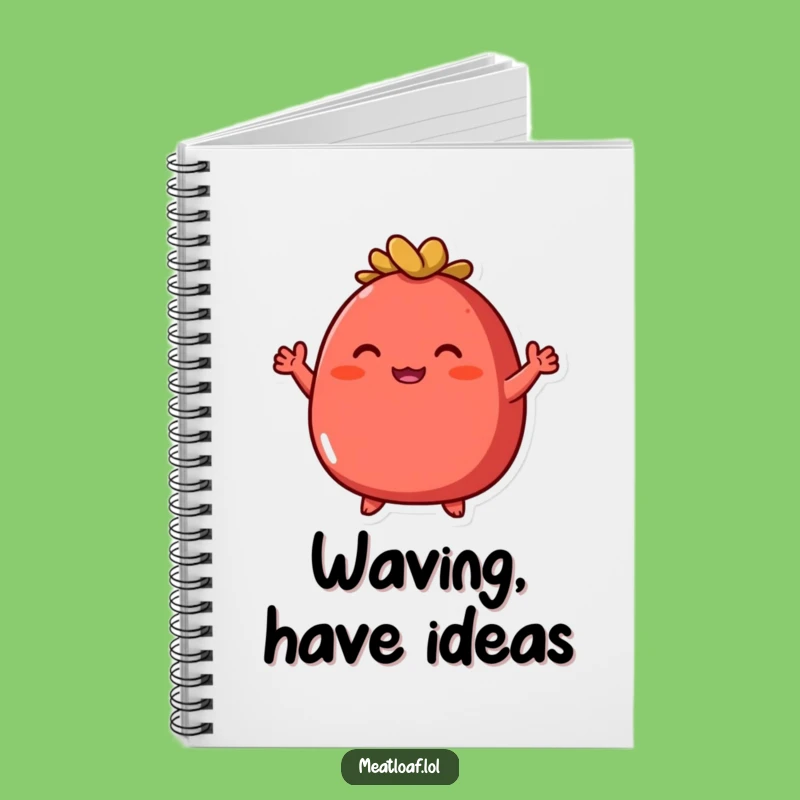 Funny Meatloaf Notebook: Enthusiastic Character Journal, A Fun Funny Gift Idea
