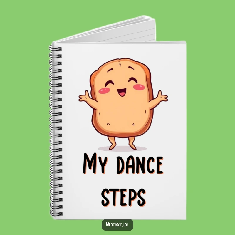Funny Dancing Meatloaf Notebook: Charleston Journal, Perfect Funny Gift for Writers