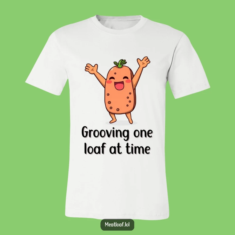 Funny Meatloaf Dancing T-Shirt: Wearable Comedy for Food Lovers