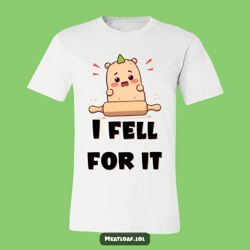 Funny Meatloaf's Rolling Pin Trip T-Shirt: A Hilarious Culinary Clumsy Gift